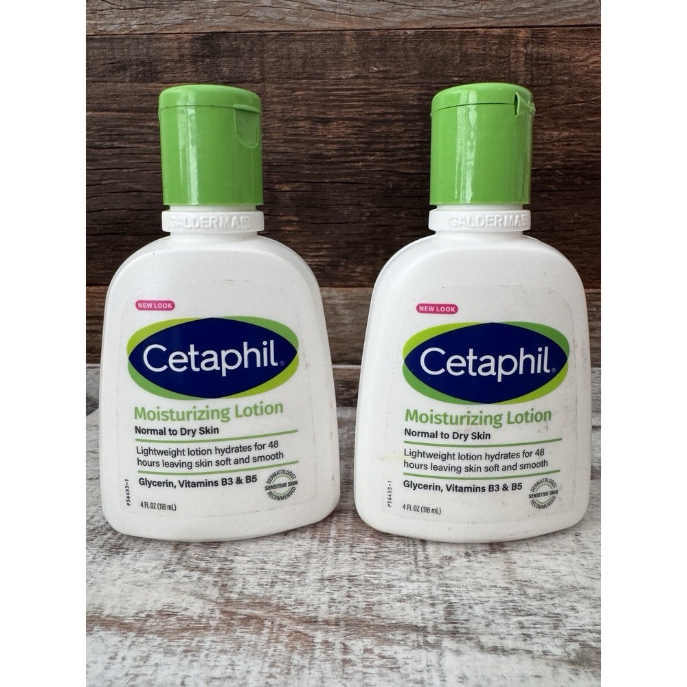 Cetaphil Moisturizing Lotion (2-Bottle‎ Set, 4 oz Each) – All Skin Types